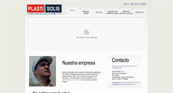 Desktop Screenshot of plasticosreforzadosdemexico.com