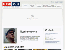 Tablet Screenshot of plasticosreforzadosdemexico.com